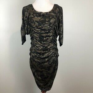 Alice by Temperley Sleeved Atlas Mini Dress 8